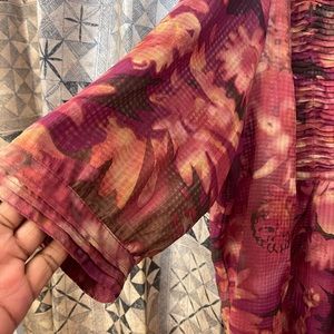 Purplish tunic blouse